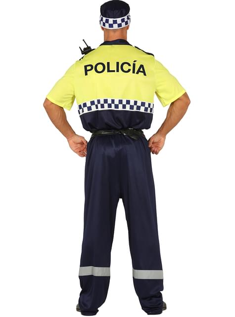 Disfraz de policía local para adulto