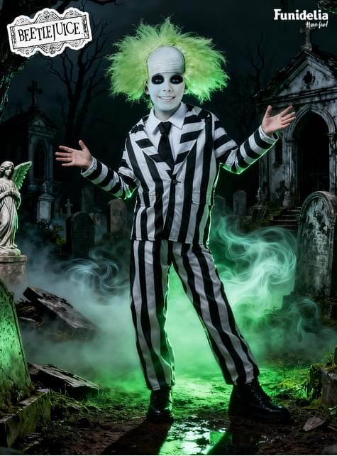 Disfraz de Beetlejuice para niño