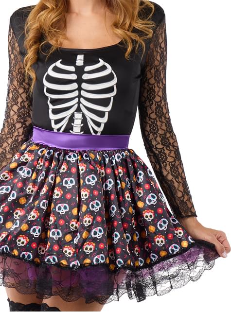 La Catrina Csontváz Jelmez Nőknek