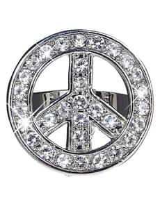 Adult's Sparkly Peace Ring