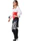 Adventurous pirate costume for women plus size