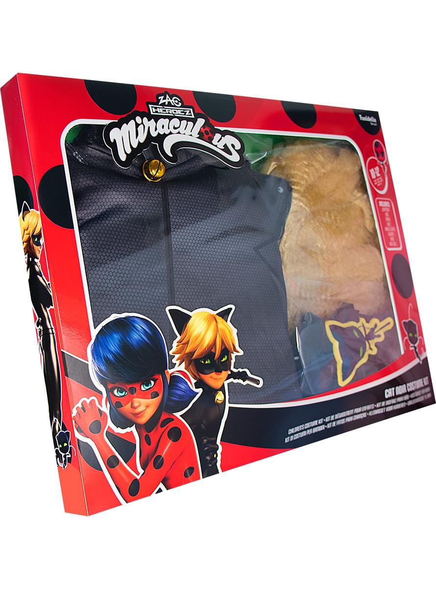 Cat Noir Kostüm mit Zubehör für Jungen - Ladybug