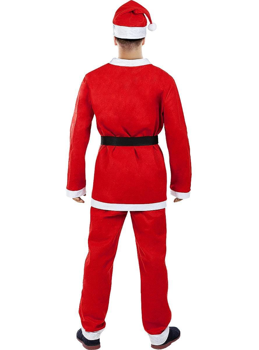 Julemandskostume til mænd med tilbehør