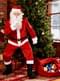 Fato de Pai Natal Deluxe para homem com acessórios tamanho grande