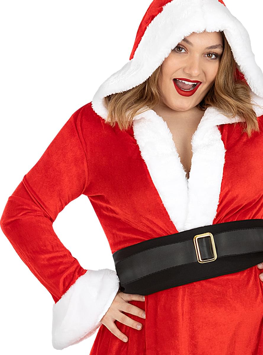 תחפושת גברת קלאוס דלוקס לנשים למידות גדולות