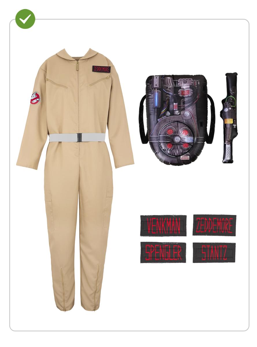 Costum Ghostbusters pentru bărbați mărimea mare