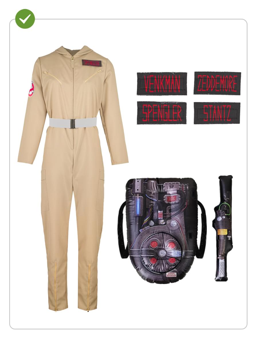 Ghostbusters Kostyme for kvinner i stor størrelse