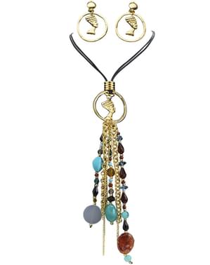 Boucles et collier Cléopâtre femme