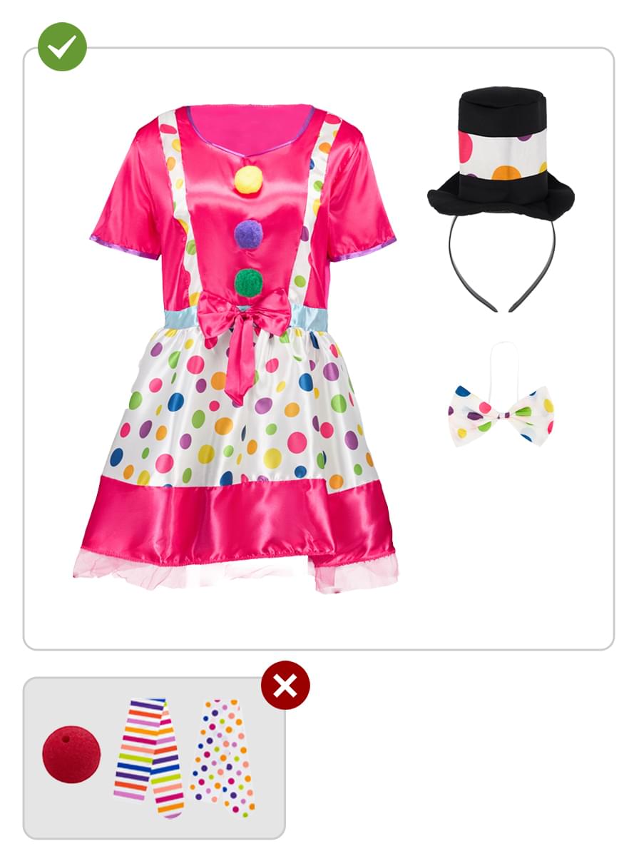 Costum de clovn pentru femei