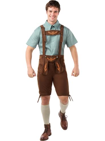 Oktoberfest-outfit voor heren, Duitse Beierse kledingset met afneembare