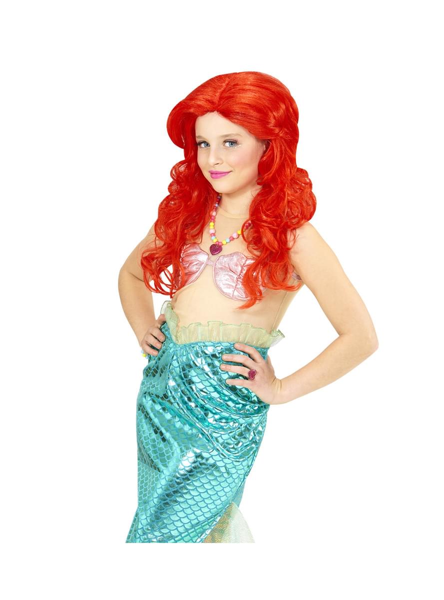 Parrucca da sirena per bambina