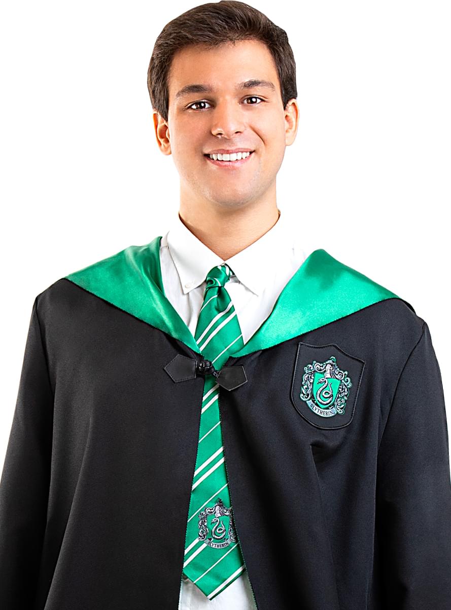 Disfraz Slytherin con corbata para adulto - Harry Potter