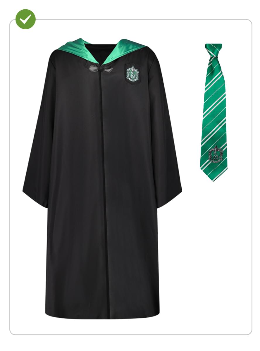 Slytherin kostüüm koos lipsuga täiskasvanutele - Harry Potter