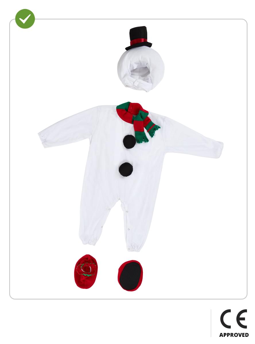 Costume Pupazzo di neve per Neonati
