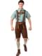 Disfarce de Oktoberfest com acessórios para homem tamanho grande