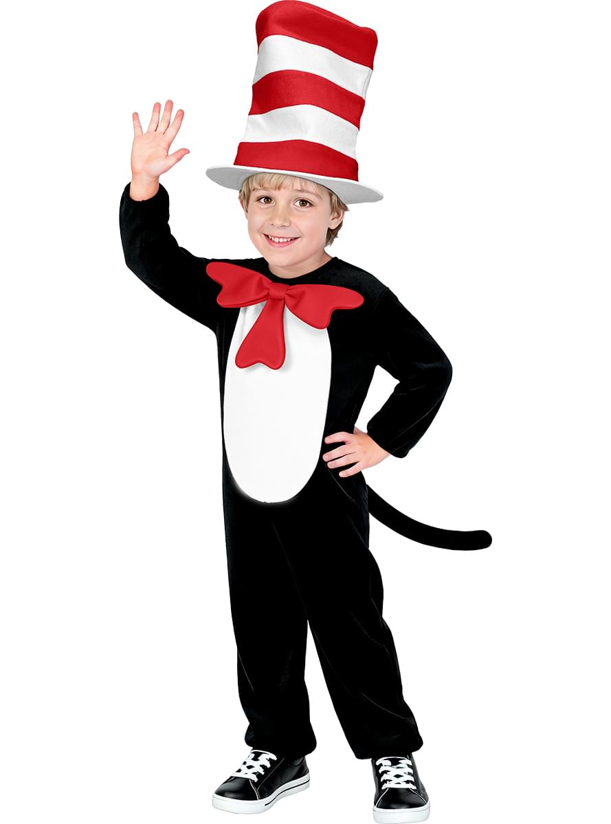 Dräkt Katt i hatten för barn - Cat in the hat