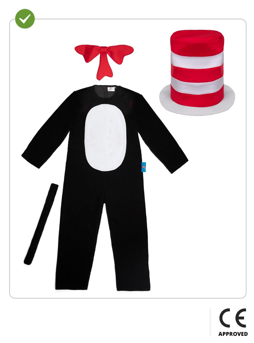 Costum Pisica în Pălărie pentru copii - Cat in the hat