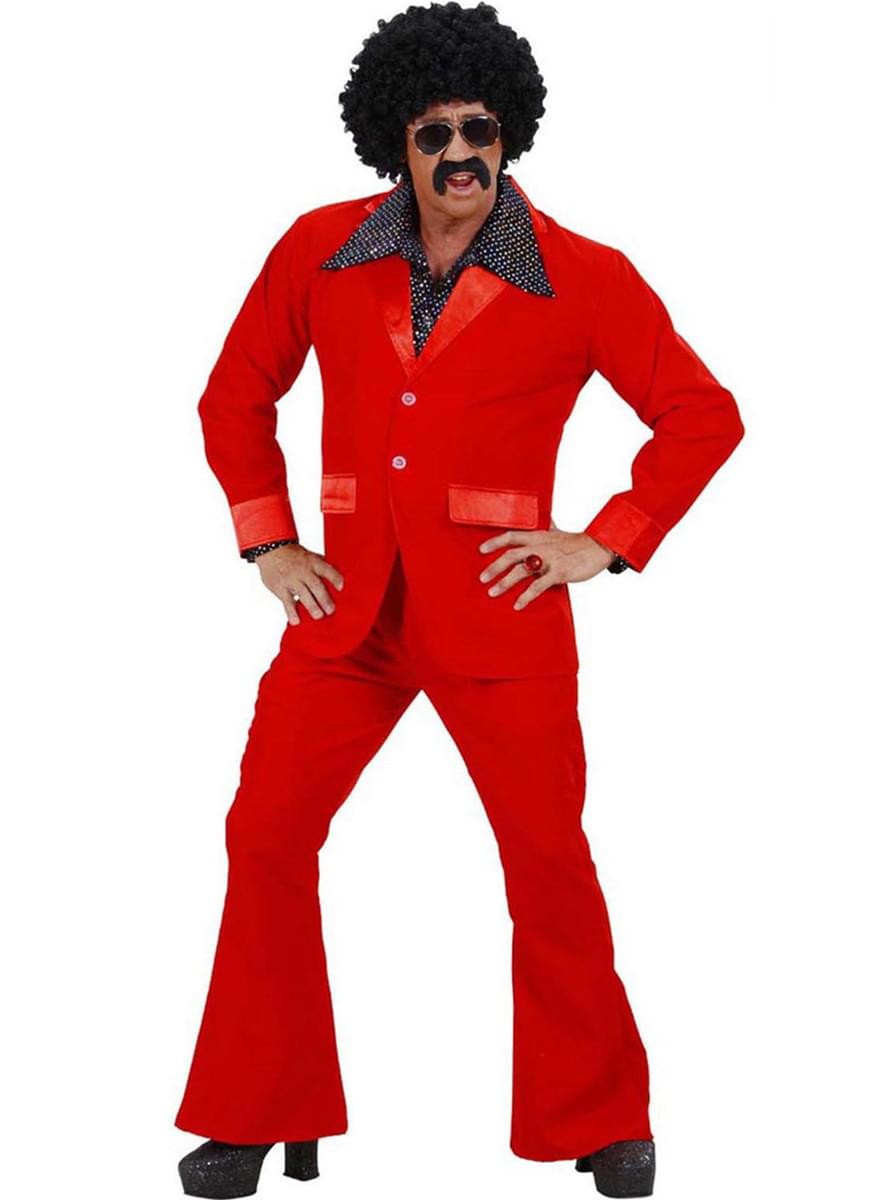 Man's Red Disco Suit