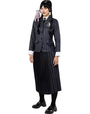 Wednesday Addams egyenruha jelmez nagy méretben - Hivatalos Netflix