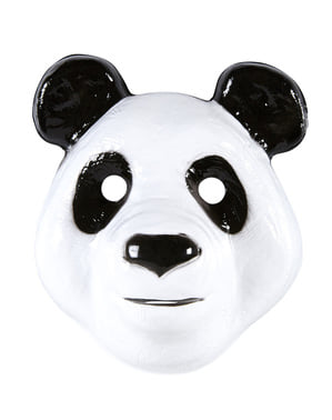 Çocuğun Eğlenceli Panda Maskesi