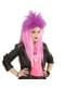 Fluoresentti Vaaleanpunainen Punk Peruukki Tytöille