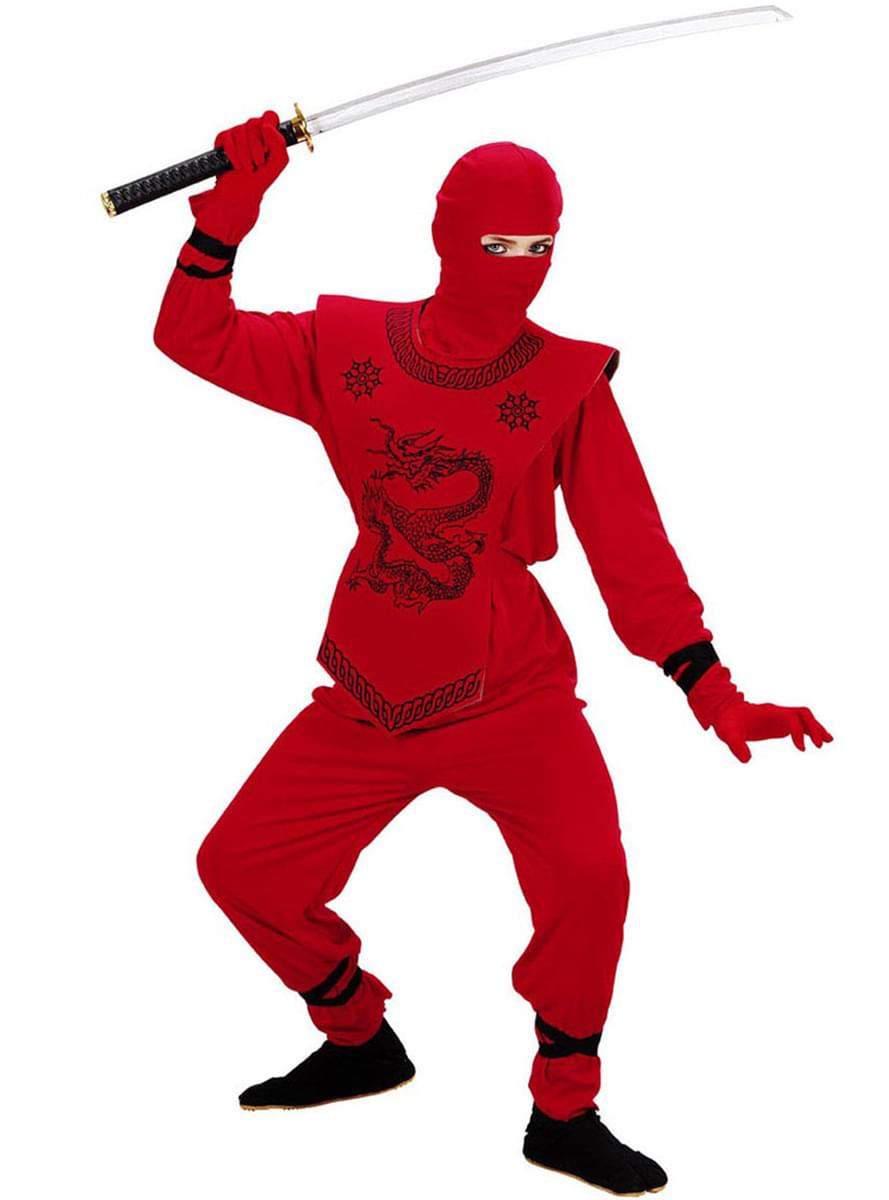 Boy's Red Dragon Ninja Costume