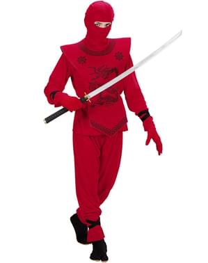 Disfraz de ninja dragón rojo para niño