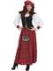Woman's Elegant Scottish Costume