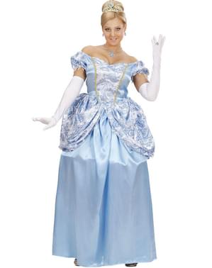 Prinzessin Kostüm blau für Damen Classic