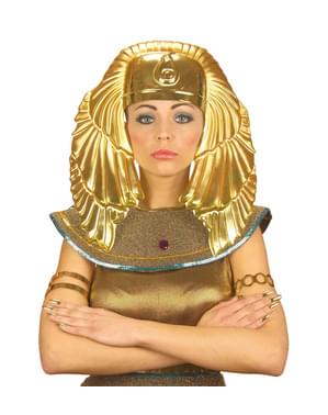 Guldfarvet egyptisk hårpynt til mænd