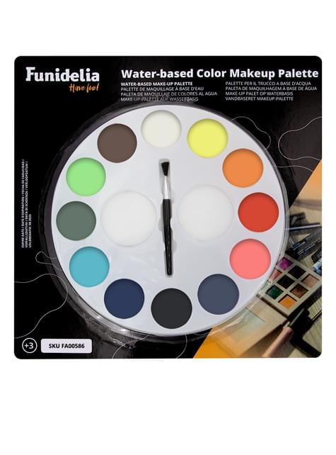 Paleta de maquilhagem de cores