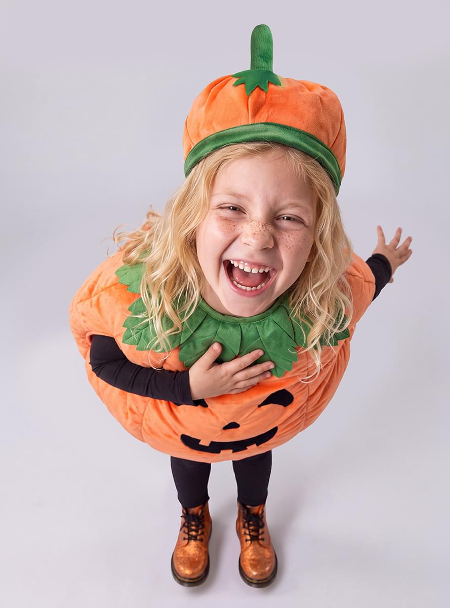 Disfraz de calabaza para niños