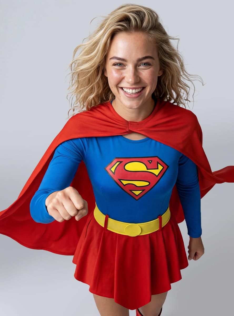Supergirl-dräkt för dam