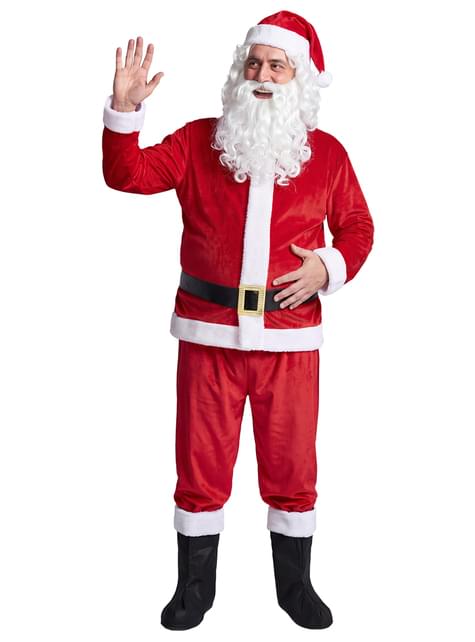 Disfraz de papá noel deluxe para hombre