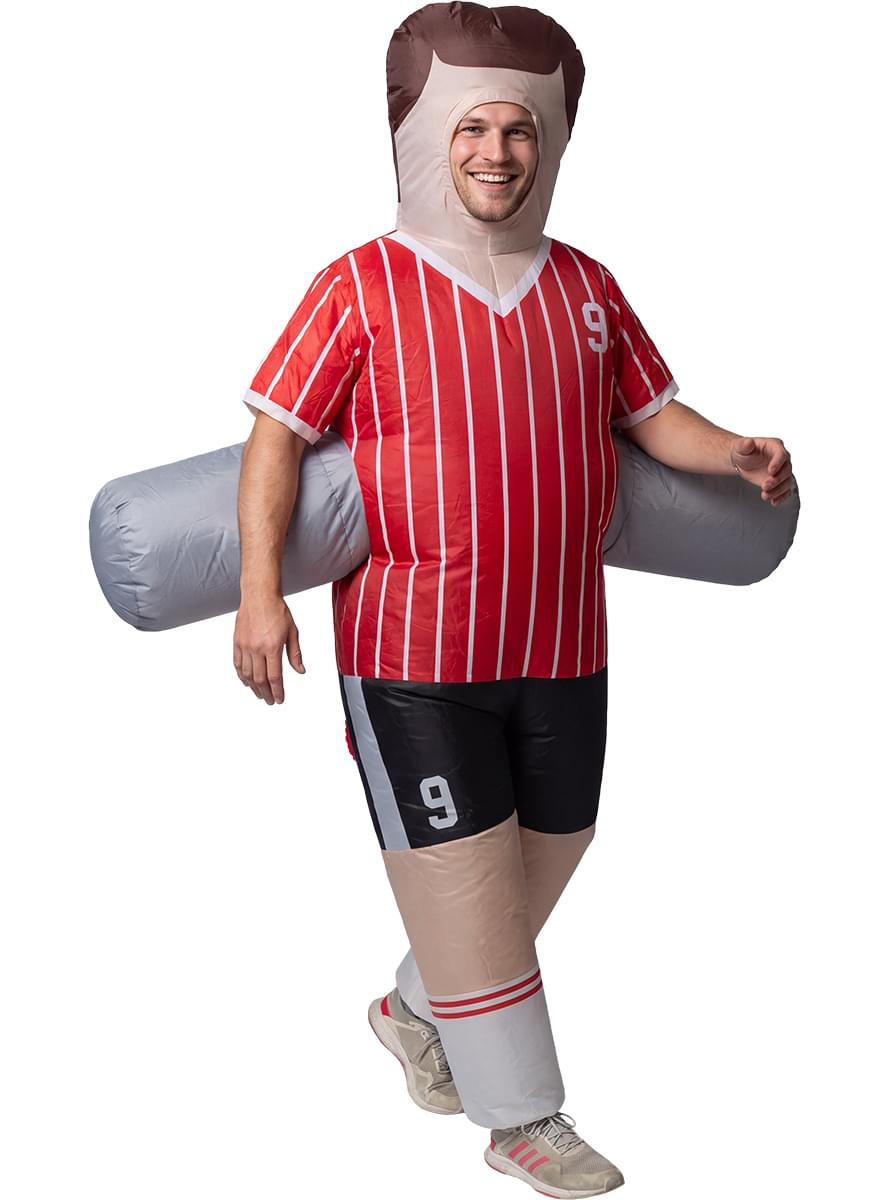 Disfraz de futbolín hinchable