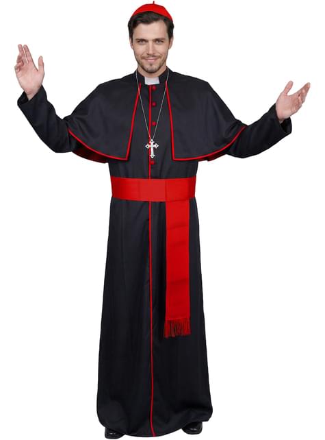 Disfraz de cardenal para hombre