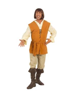 Disfraz de poeta medieval para hombre talla grande