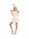 Woman's Sexy White Bunny Costume