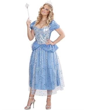 Fato de fada azul para mulher