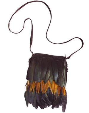 Sac indien à plumes adulte