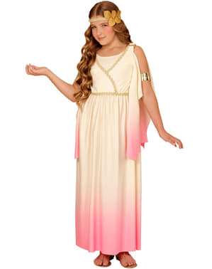 लड़की की प्यारी ग्रीक पोशाक