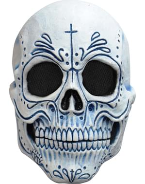 Máscara de esqueleto muerte mexicana para adulto