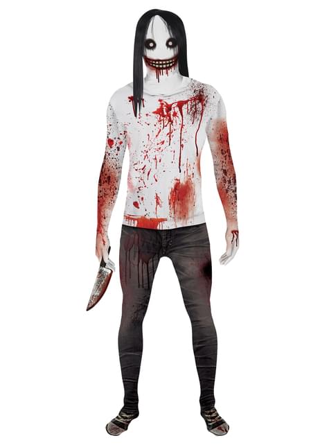  HPMNS Jeff The Killer Adult Halloween Fancy Dress Costume L :  Clothing, Shoes & Jewelry