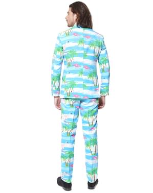 Originální oblek Opposuit plameňáci