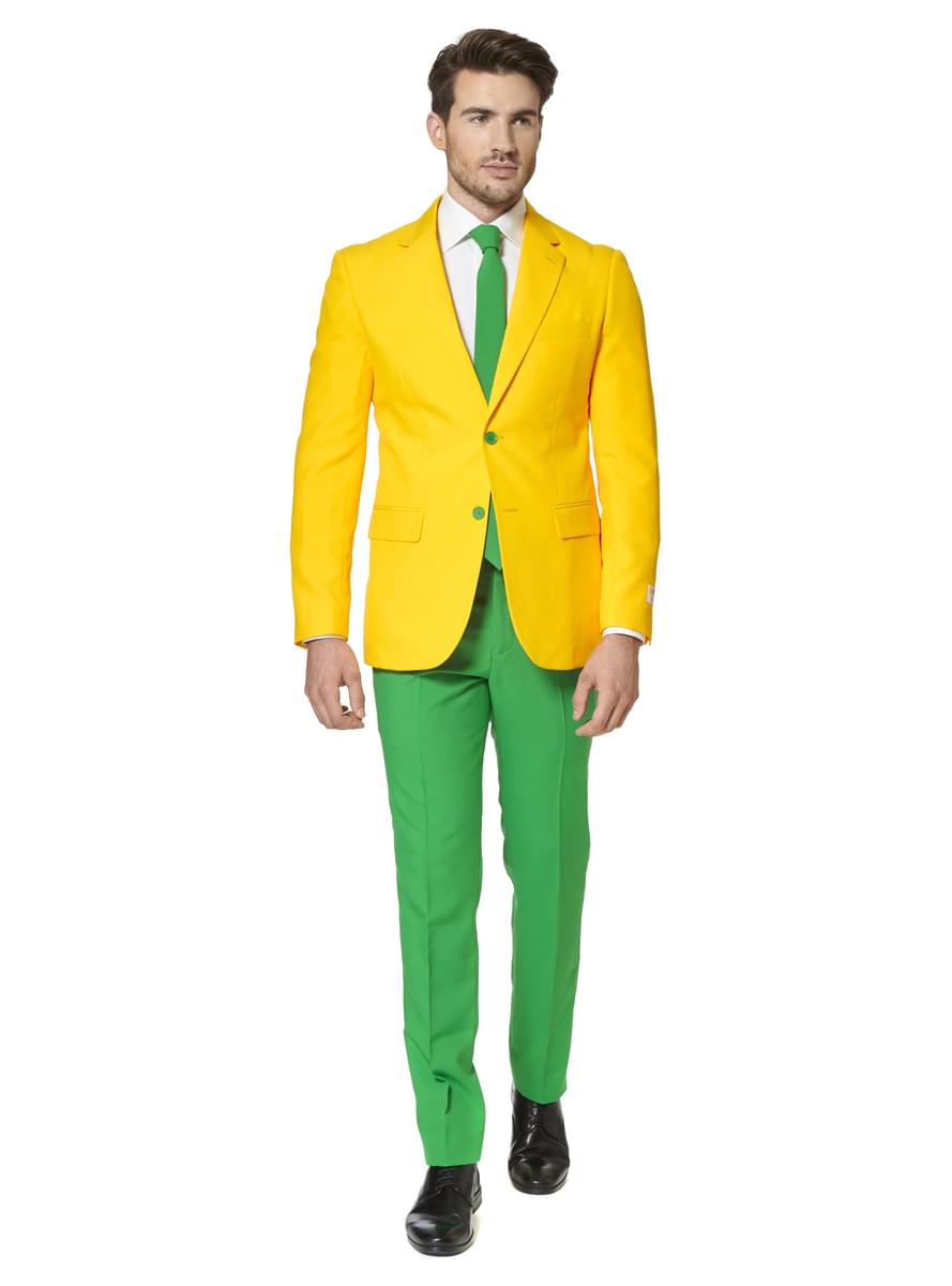 Brazil green and yellow Suit - Opposuits