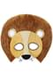 Máscara de león de peluche para adulto