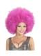 Perruque afro violette géante adulte