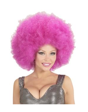Ogromna afro lasulja v vijolični barvi za odrasle