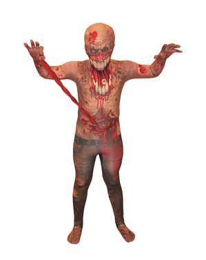 Oluklu Zombi Morphsuit Kostüm