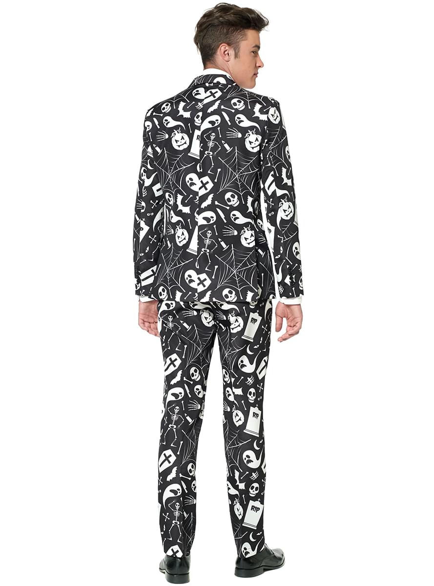 Halloween musta kuvio Opposuit -puku